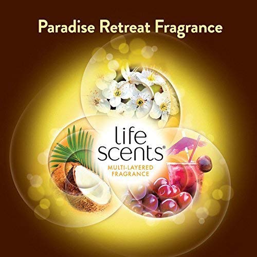 Air Wick Freshmatic Ultra Automatic Spray Refill - Paradise Retreat - Net Wt. 6.17 OZ (175 g) Per Refill Can - Pack of 4 Cans
