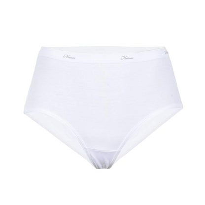 Hanes Women's 6 Pack Core Cotton Brief Panty (9, White)