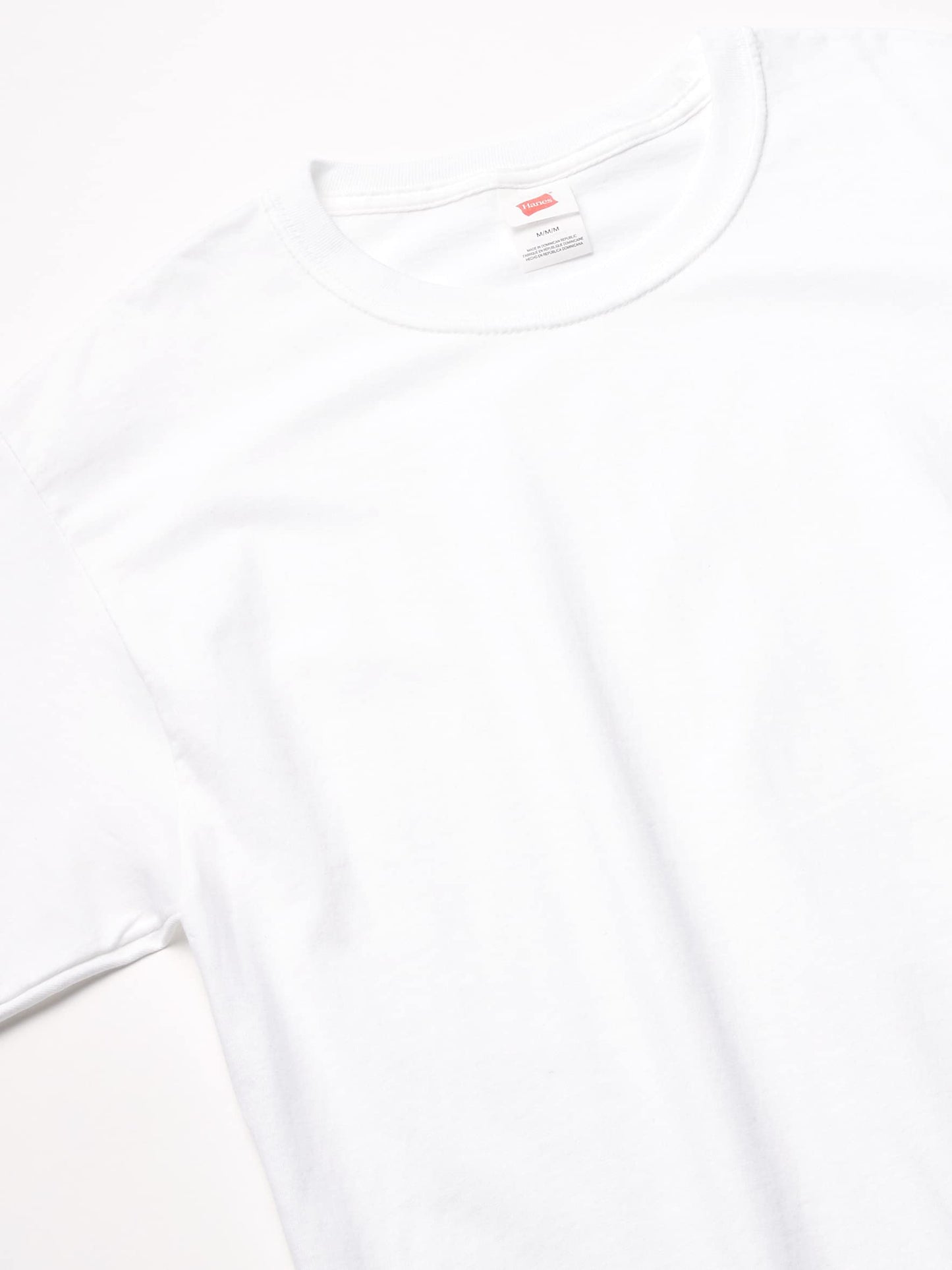 Hanes Men's ComfortSoft T-Shirt (Pack of 6) (White, Large Tall)