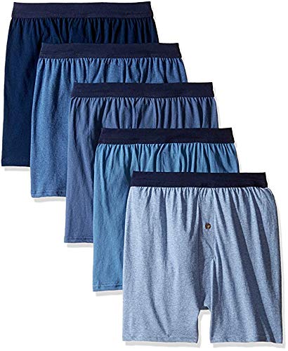 Hanes Men's 5-Pack FreshIQ ComfortSoft Boxer with ComfortFlex Waistbands (Assorted, XXXX-Large)