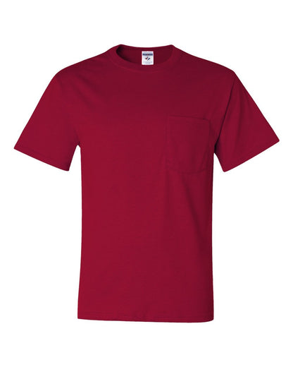 Jerzees Adult Heavyweight Blend Dri-Power Active Pocket T-Shirt(29MP)-True Royal-M