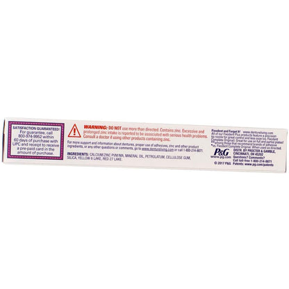 Fixodent Plus Denture Adhesive Cream 2 oz (Pack of 9)