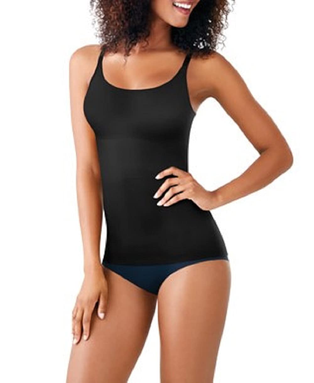 Maidenform womens Cover Your Bases Smoothtec Camisole Dm0038 Shapewear Top, Black, Small US
