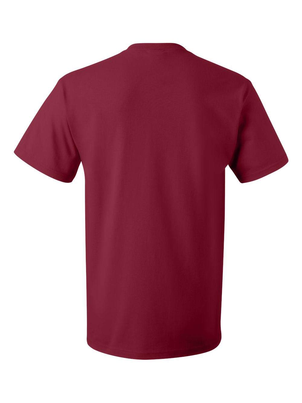 Fruit of the Loom Heavy Cotton T-Shirt, Cardinal, 2XL (Pack of 6)