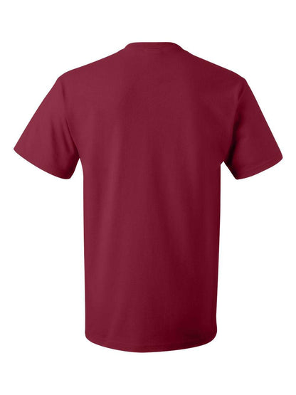 Fruit of the Loom Heavy Cotton T-Shirt, Cardinal, 2XL (Pack of 6)