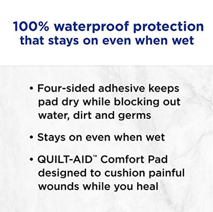 BAND-AID Bandages Water Block Plus Clear Assorted Sizes 30 Each (Pack of 2)