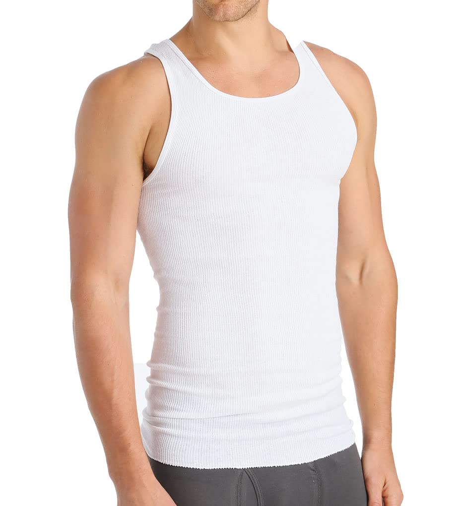 Fruit of the Loom Men's A-Shirt 3 Pack, White, Small(Pack of 3)