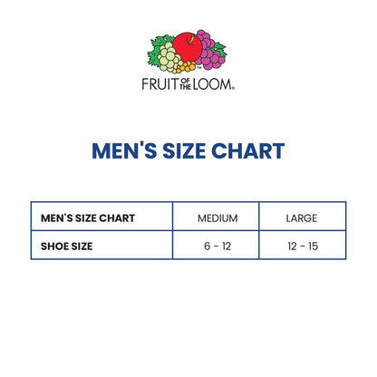 Fruit of the Loom Men's Dual Defense Crew Socks (12 Pack), White, Medium (6 - 12)