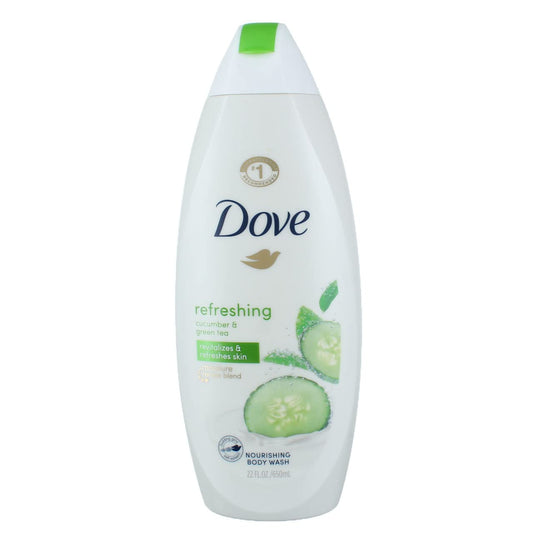 Dove go fresh Body Wash Cucumber and Green Tea 22 oz ( Pack of 6)
