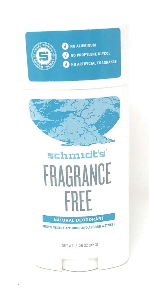 SCHMIDTS DEODORANT Fragrance Free Signature Deodorant Stick, 3.25 OZ