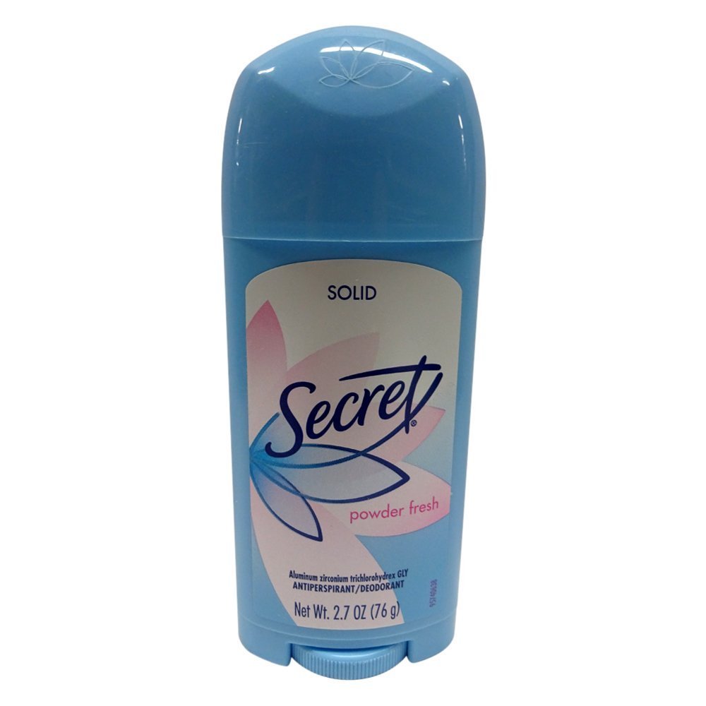 Secret Original Anti-Perspirant/Deodorant, Solid, Powder Fresh, 2.7-Ounces by Secret
