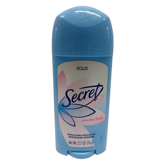 Secret Original Anti-Perspirant/Deodorant, Solid, Powder Fresh, 2.7-Ounces by Secret