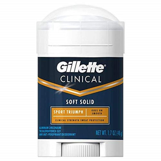Gillette Clinical Clear Gel Sport Power Rush Antiperspirant and Deodorant, 1.6 oz Packaging may Vary