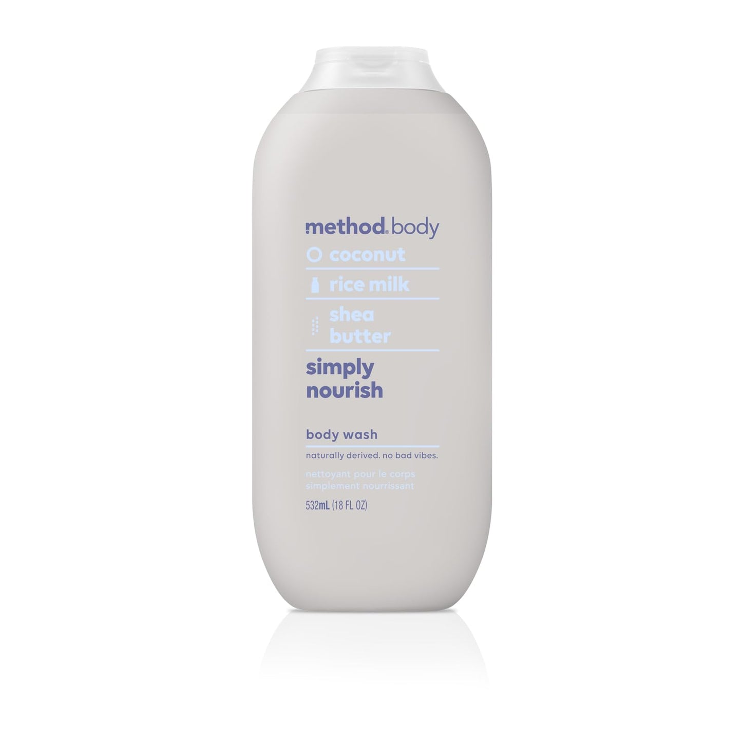 Method Body Wash, Simply Nourish, Paraben and Phthalate Free, 18 oz (Pack of 1)