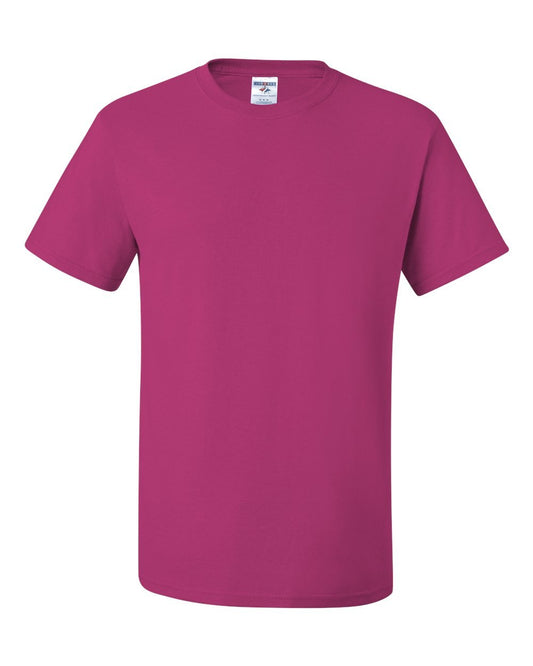 Jerzees Mens Heavy Blend Cotton/Poly T-Shirt, XL, Cyber Pink