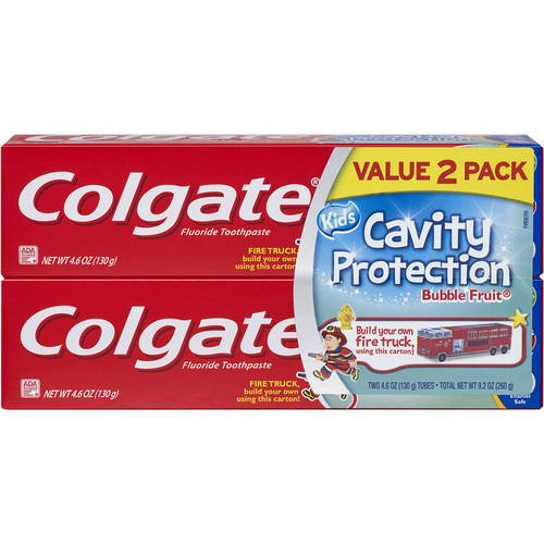 Colgate Kids Toothpaste Bubble Fruit - 4.6oz 2pk