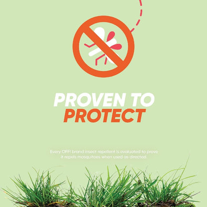 OFF! Botanicals Insect Repellent Wipes, Plant-Based Mosquito Repellent, 10 Count Individually Wrapped Wipes