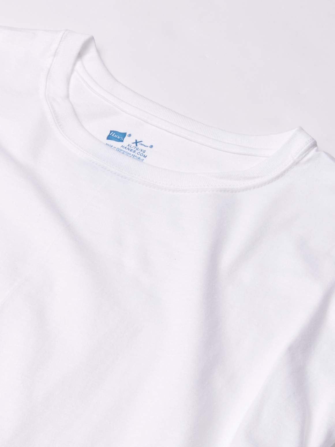 Hanes Ultimate Men's Sport X-Temp Comfort Crew T-Shirt 4-Pack, White, X Large