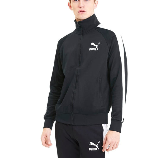 PUMA Men's Iconic T7 Track Jacket, Black, L