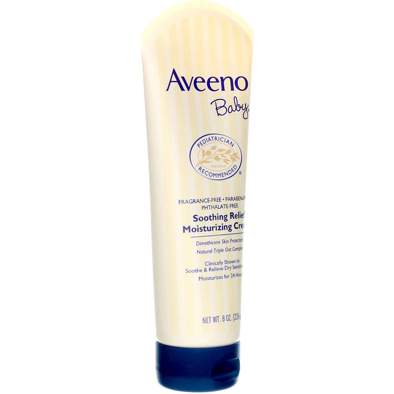 Aveeno Baby Soothing Relief Moisturizing Cream 8 oz. Tube - 12 per case.