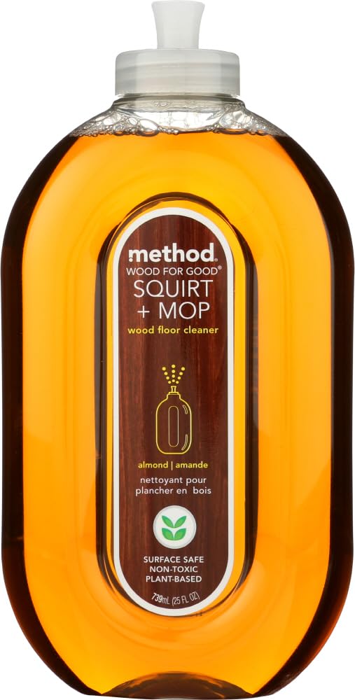 Method Almond Squirt + Mop Wood Floor Cleaner 25 oz. (Pack of 6)