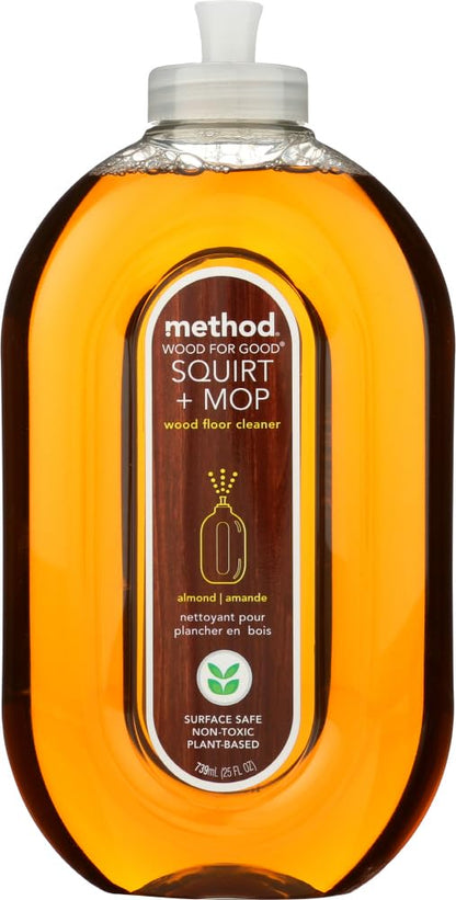 Method Squirt and Mop Wood Floor Cleaner Almond - 25 fl oz - 2pc