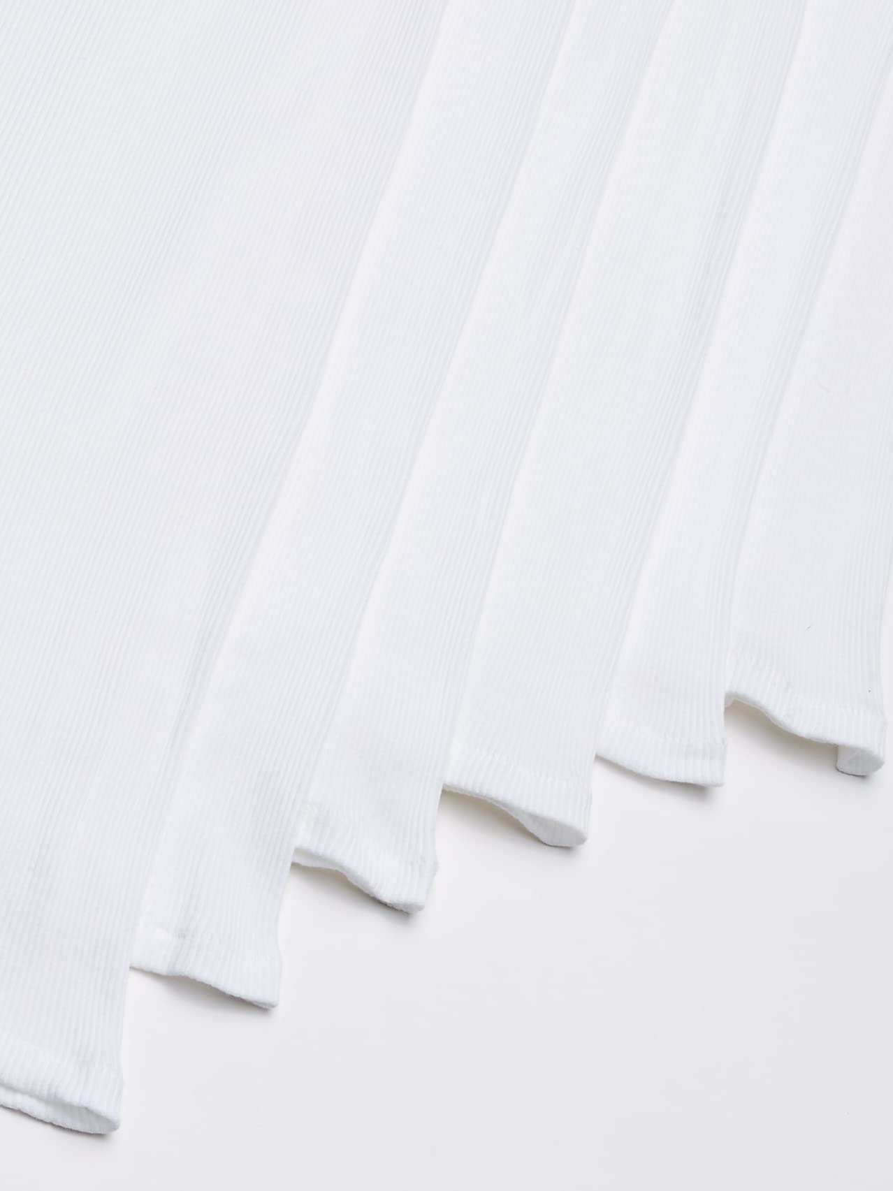 Hanes Men's Big and Tall Tank Tagless Fresh IQ Comfort Soft Ribbed A-Shirt 100% Cotton - 6 Pack XL Tall White