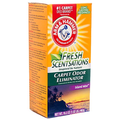 Arm & Hammer Carpet Powder/Island Mist/16.3-Ounces/#97295, One Size, Multicolored