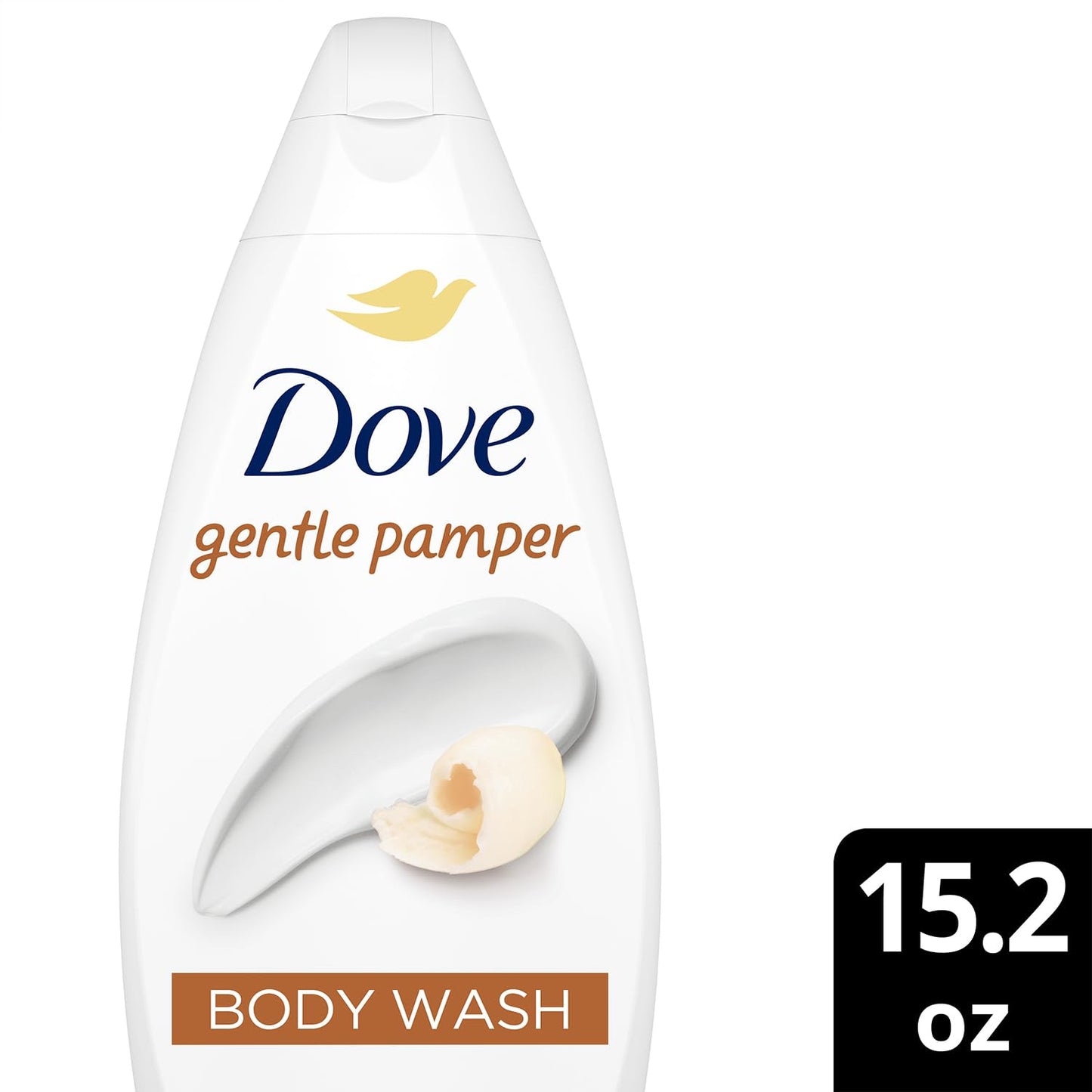 Dove Body Wash, Gentle Pamper 3-Pack - Soothing Moisturizing Cleanser for Soft Skin, 15.22 Oz Ea