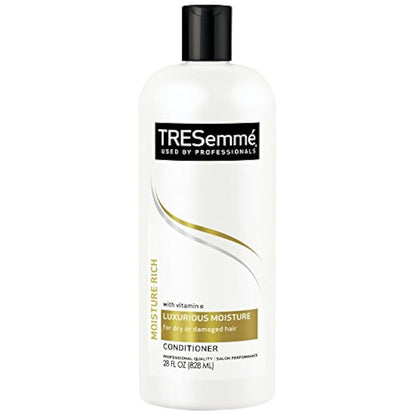 TRESemmé Moisture Rich Hydrating Conditioner 3 Count for Dry Hair Formulated With Pro Style Technology 28 Fl Oz