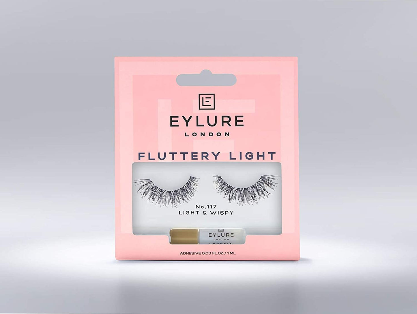 Eylure Texture False Lash, Style No. 117, Reusable, Adhesive Included, 1 Pair