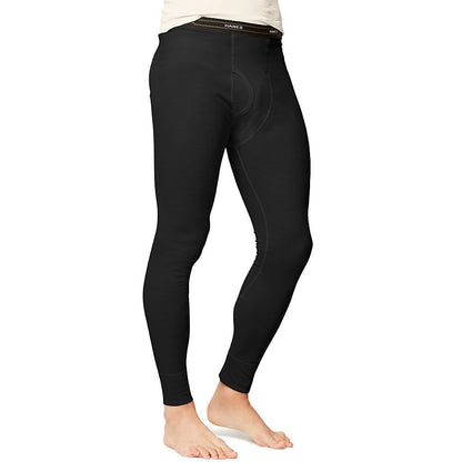 Hanes X-Temp Men`s Thermal Pant, 14520, XL, Black