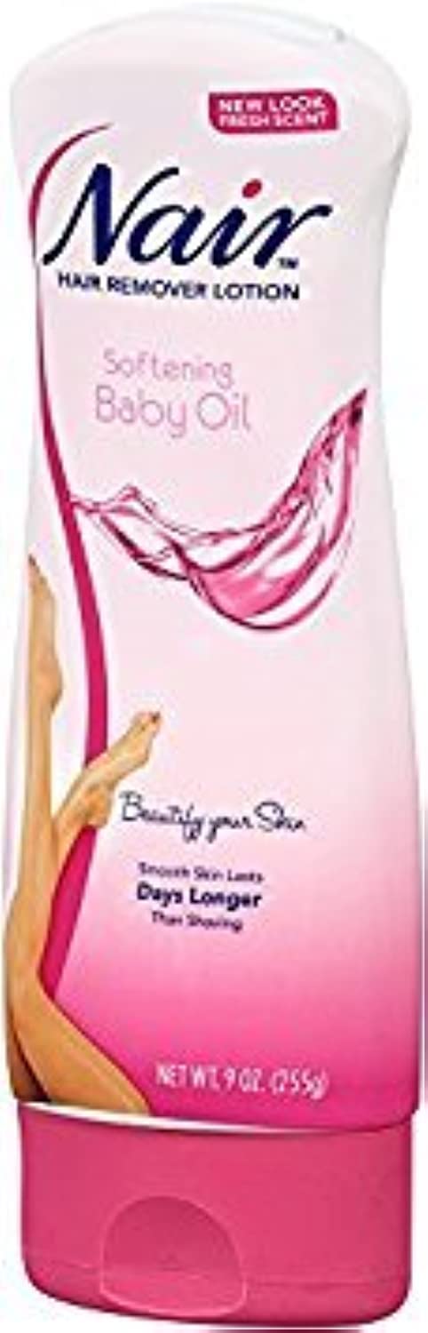 Nair Hair Remover Lotion Softening Baby Oil 9oz (6 Pack)