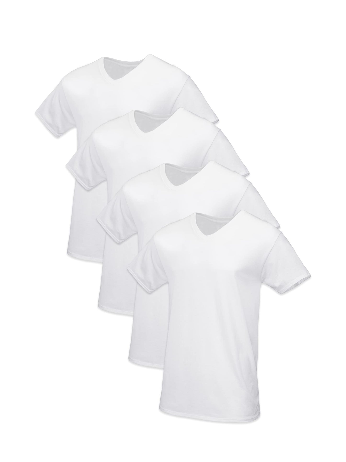 Fruit of the Loom Men's Crew T-Shirt (Pack of 4), Small, Assorted Neutral