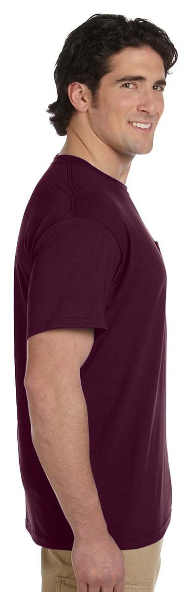 Jerzees 5.6 oz., 50/50 Heavyweight Blend Pocket T-Shirt, 3XL, ROYAL
