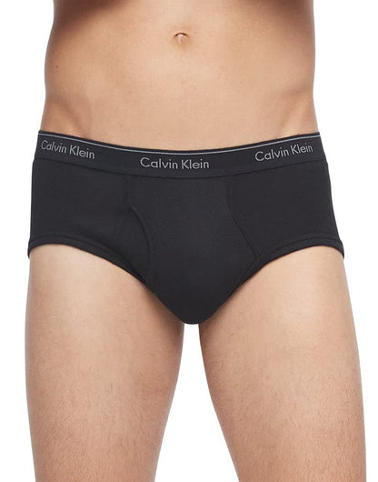 Calvin Klein Men's Underwear Cotton Classics 4 Pack Briefs, White, X-Large
