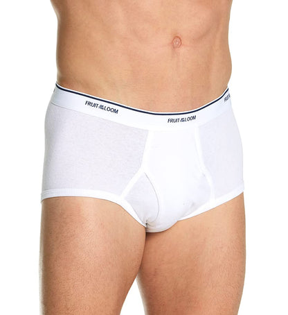 Fruit of the Loom Big Mens White Briefs, 9 Pack, XL, Assorted