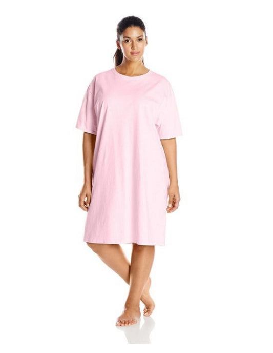Hanes Womens Wear Around Nightshirt (Pack of 2) (Pink)