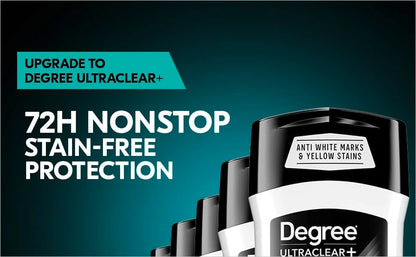 Degree Men UltraClear+ Antiperspirant Deodorant, Black & White, 2.7 oz, 5-count