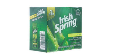 Irish Spring Deodorant Soap Aloe 4 oz. 3-Count (Pack of 18)