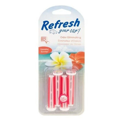 Car Air Freshener, Odor Eliminator, Set of 4 Auto Vent Sticks, Mixed Berries Scent, Refresh Your Car