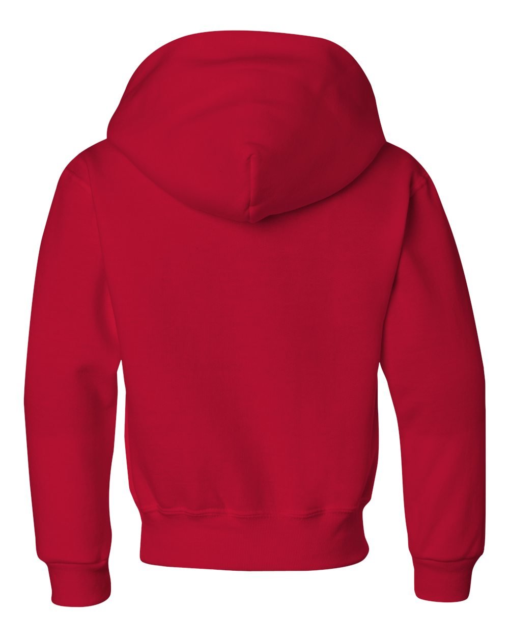 Jerzees Youth 8 oz., 50/50 NuBlend Fleece Pullover Hood, XL, TRUE RED