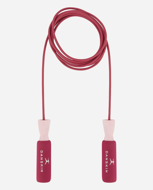 Danskin Foam Handle Jump Rope - Lightweight Jump Ropes for Fitness Women and Men -Non-Slip Handles - Youth Jump Rope - Home Exercise for Cardio Endurance-CrossFit exercise