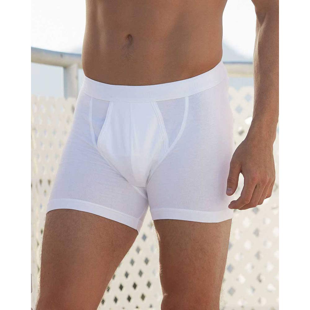 Fruit of the Loom Men's Boxer Classic Underpants, White, X-Large
