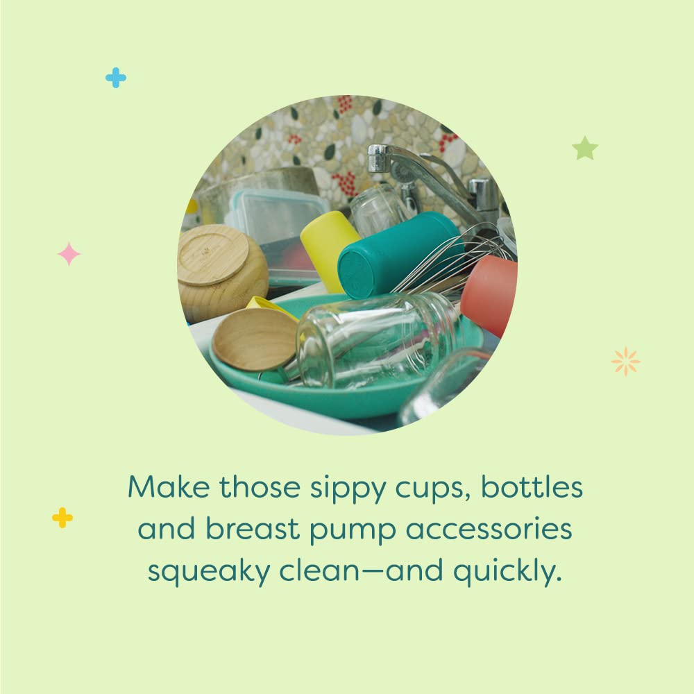 Babyganics Foaming Dish Soap, Pump Bottle, Fragrance Free, 16 oz.