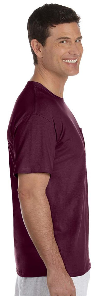 Hanes Men's 50/50 Comfort Blend Eco Smart Tee, White, XLarge