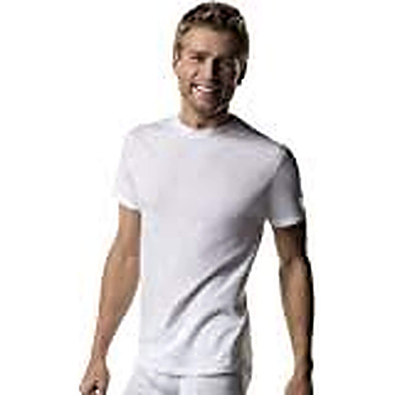Hanes Red Label Men's Freshiq Comfortsoft Crewneck T-Shirt (Bonus Pack) (Large, White)