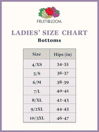 Fruit of the Loom Women's Modal Underwear, Low Rise Brief-12 Pack-Purple/Cashmere/Grey, 8
