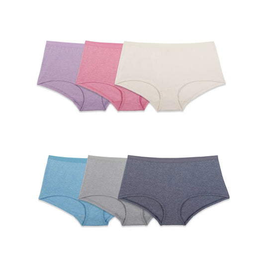 Fruit of the Loom Women's Eversoft Cotton Hipster Underwear, Tag Free & Breathable, Available in Plus Size