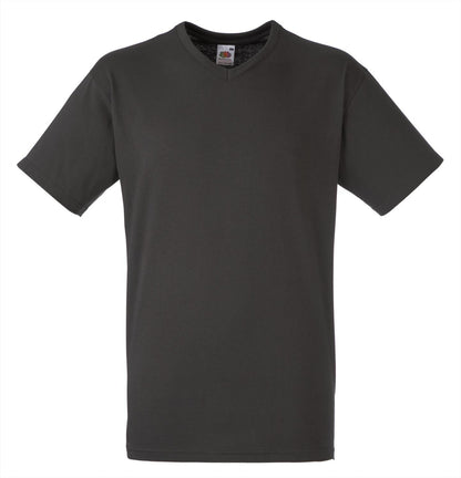 Fruit of the Loom Mens Short Sleeve V-Neck Tee White XL